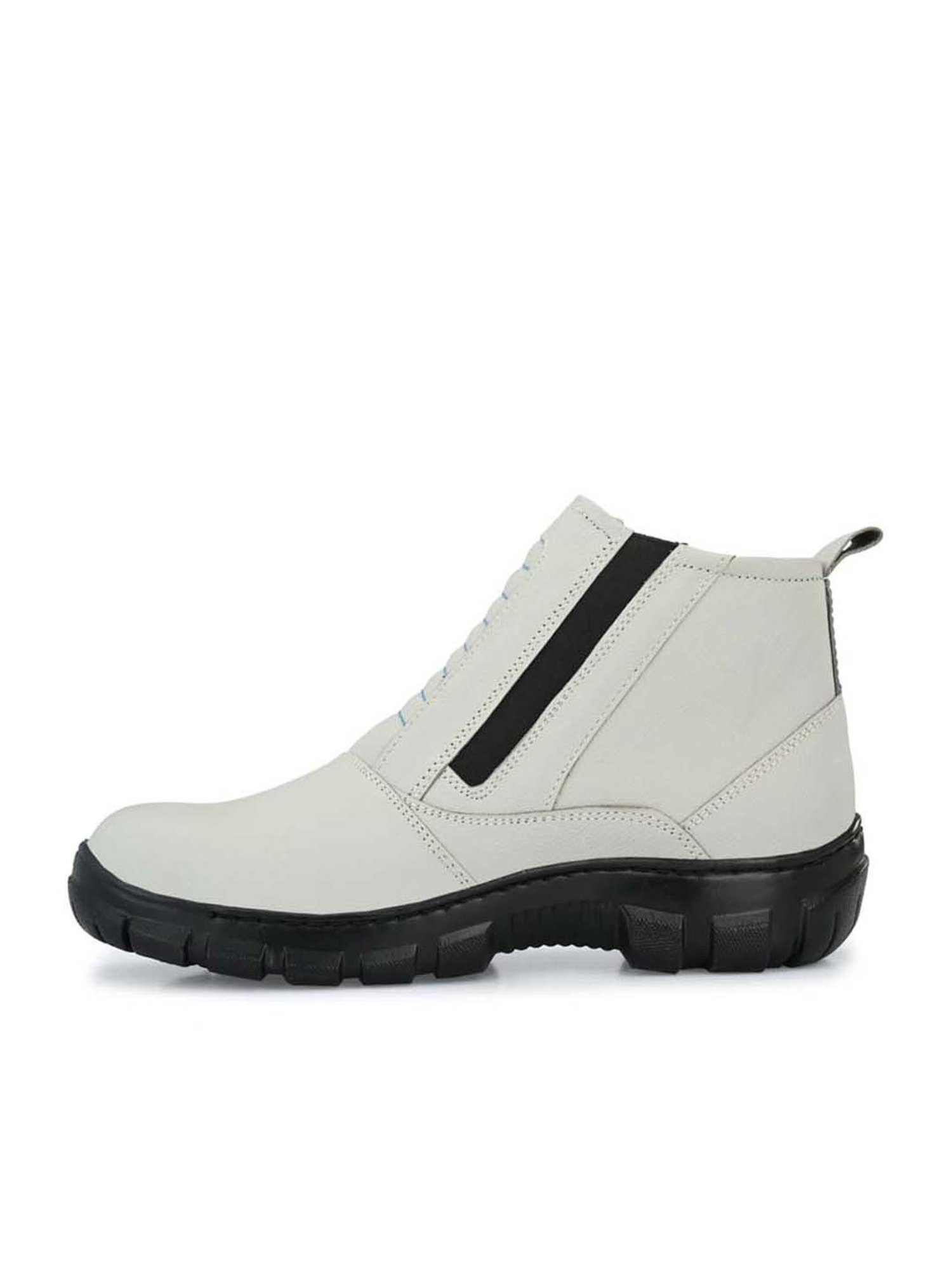 Eego Italy Men's White Casual Boots
