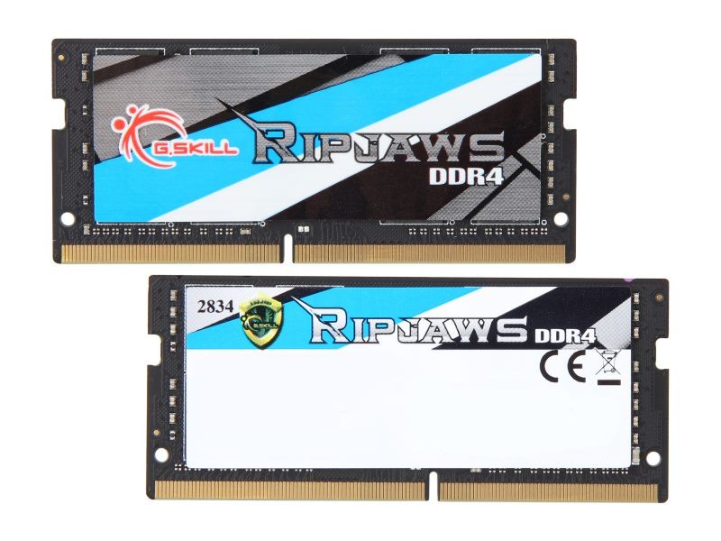 G.SKILL Ripjaws SO-DIMM 8GB 260-Pin DDR4 SO-DIMM DDR4 3200 (PC4 25600) Laptop Memory Model F4-3200C18S-8GRS