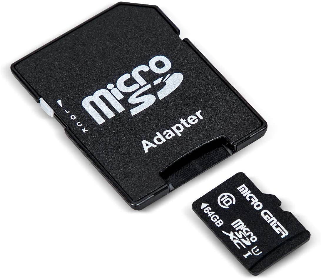 High Performance 64GB Micro SD Card,High-Speed 64GB TF Card, Class 10 Micro SDHC Flash Memory Card with SD Card Adapter