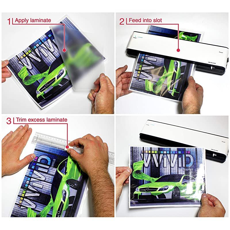 Lamin8 A4 Size Laminator and Built-in Trimmer