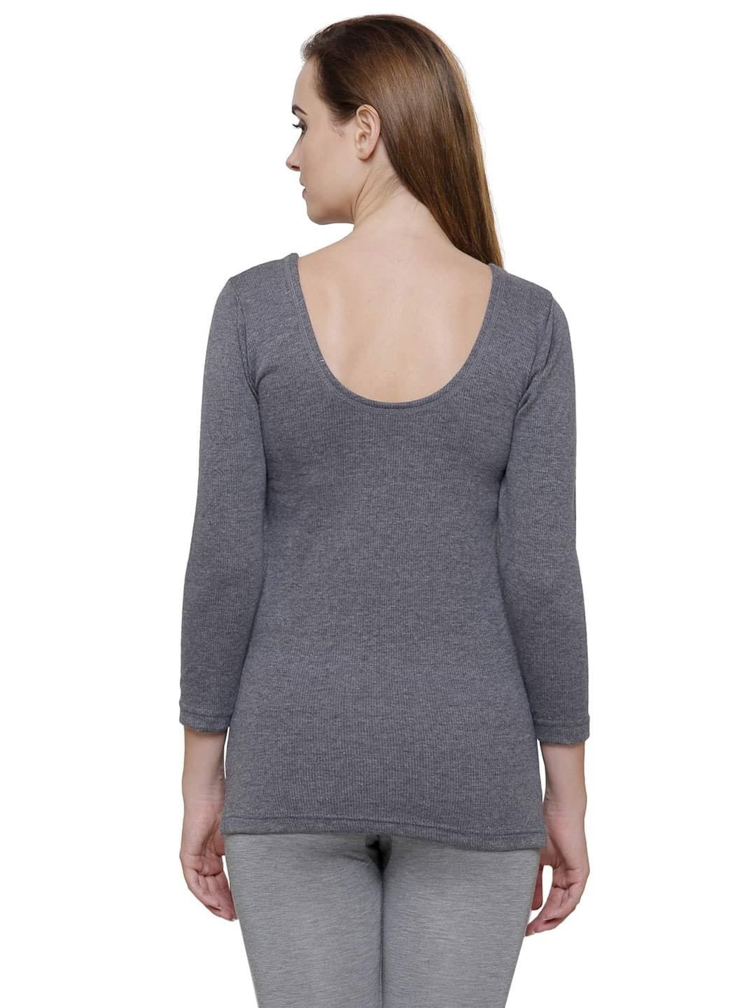 Dyca Grey Cotton Thermal Top
