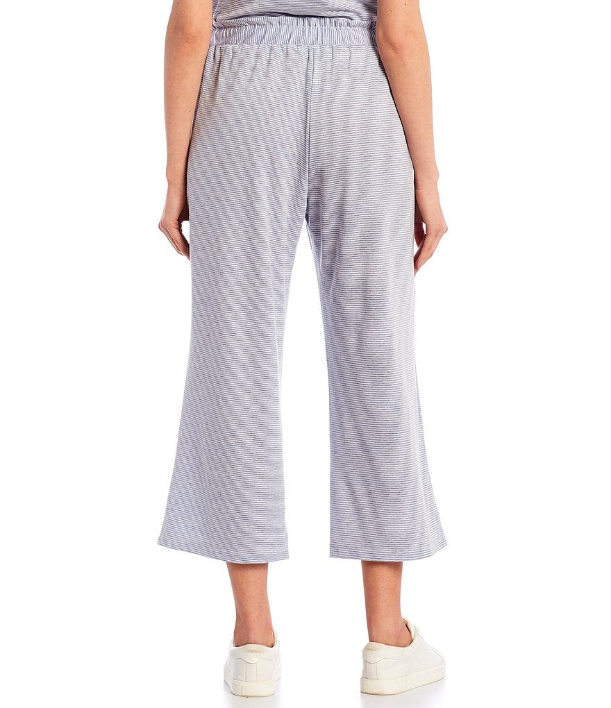 Honey & Sparkle Stripe Pocket Gaucho Pants