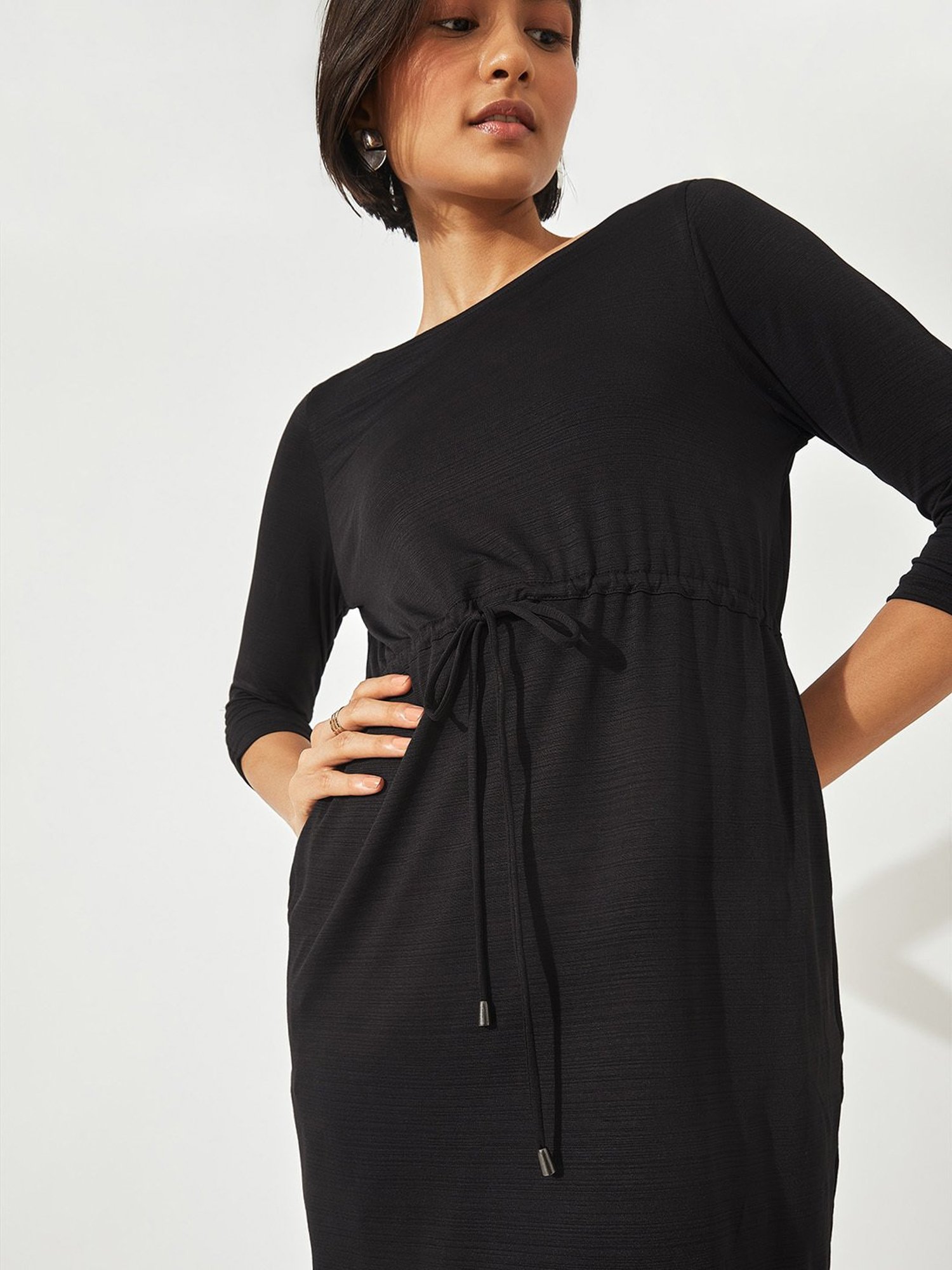 The Label Life Black Shift Dress