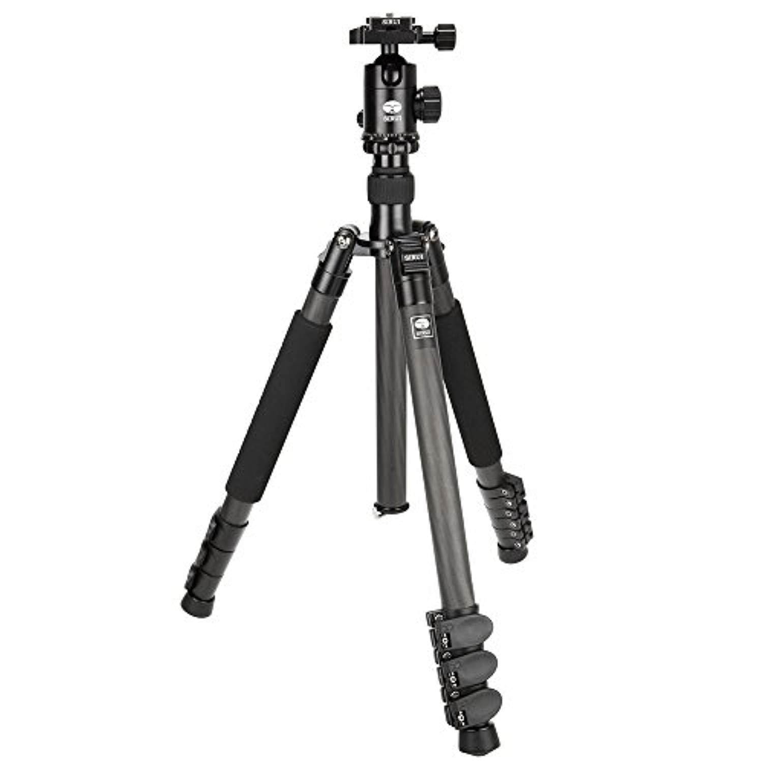 Sirui ET-2204 3-section Aluminum Tripod with E-20 BallHead - Black #SUET2204