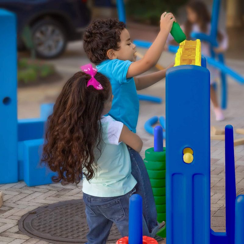 Sunny & Fun Giant 4 in A Row Color Connect w/ Storage Carry Bag - 4 Feet x 3.5 Feet Jumbo Life Size Indoor & Outdoor Game