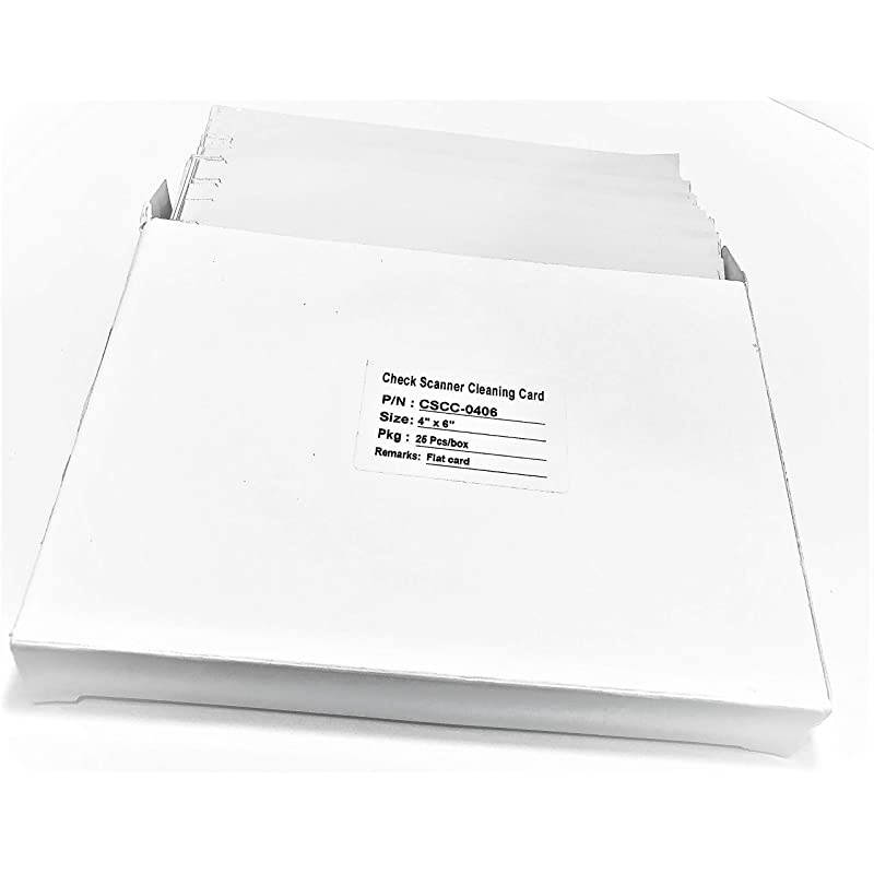pcs/Pack Digital Check Scanner Cleaning Card