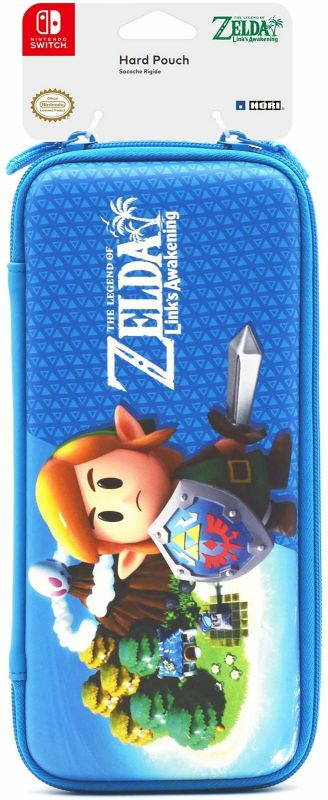 Hori Official Nintendo Switch Legend of Zelda: Link's Awakening Edition Hard Pouch Case