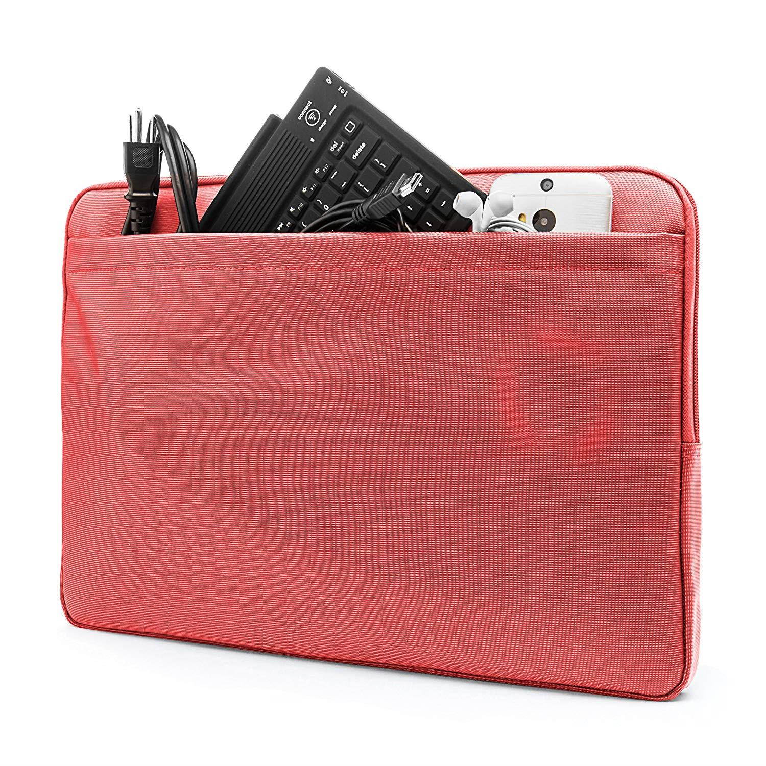 VanGoddy Universal Track-like Design Hybrid Sleeve/Incase Bag for Samsung Galaxy Tab 4 10.1 / Tab Pro 10.1 / Note 10.1 2014 Edition/Tab 3/2 Fits up to 10.2" inch Tablet (Pink)
