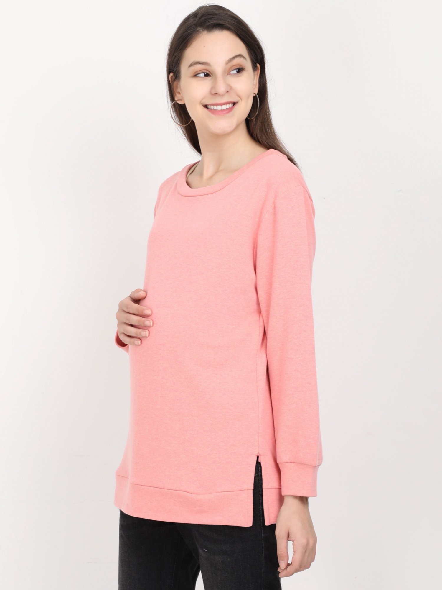 Mine4Nine Multicolor Printed Maternity Kurta