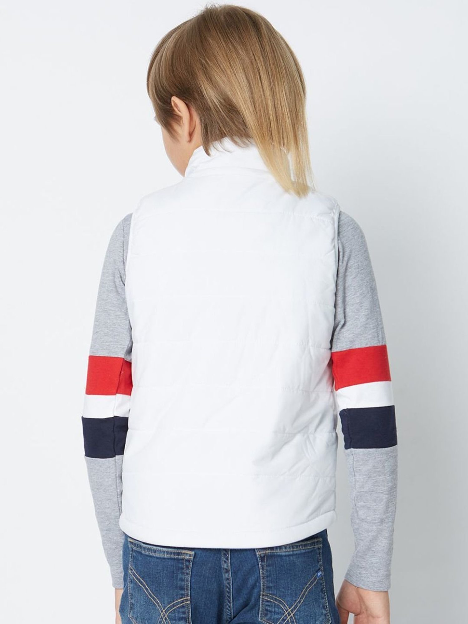GAS Kids White Regular Fit Jacket