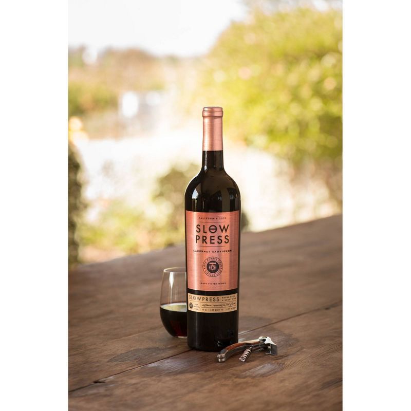 Slow Press Cabernet Sauvignon Red Wine - 750ml Bottle
