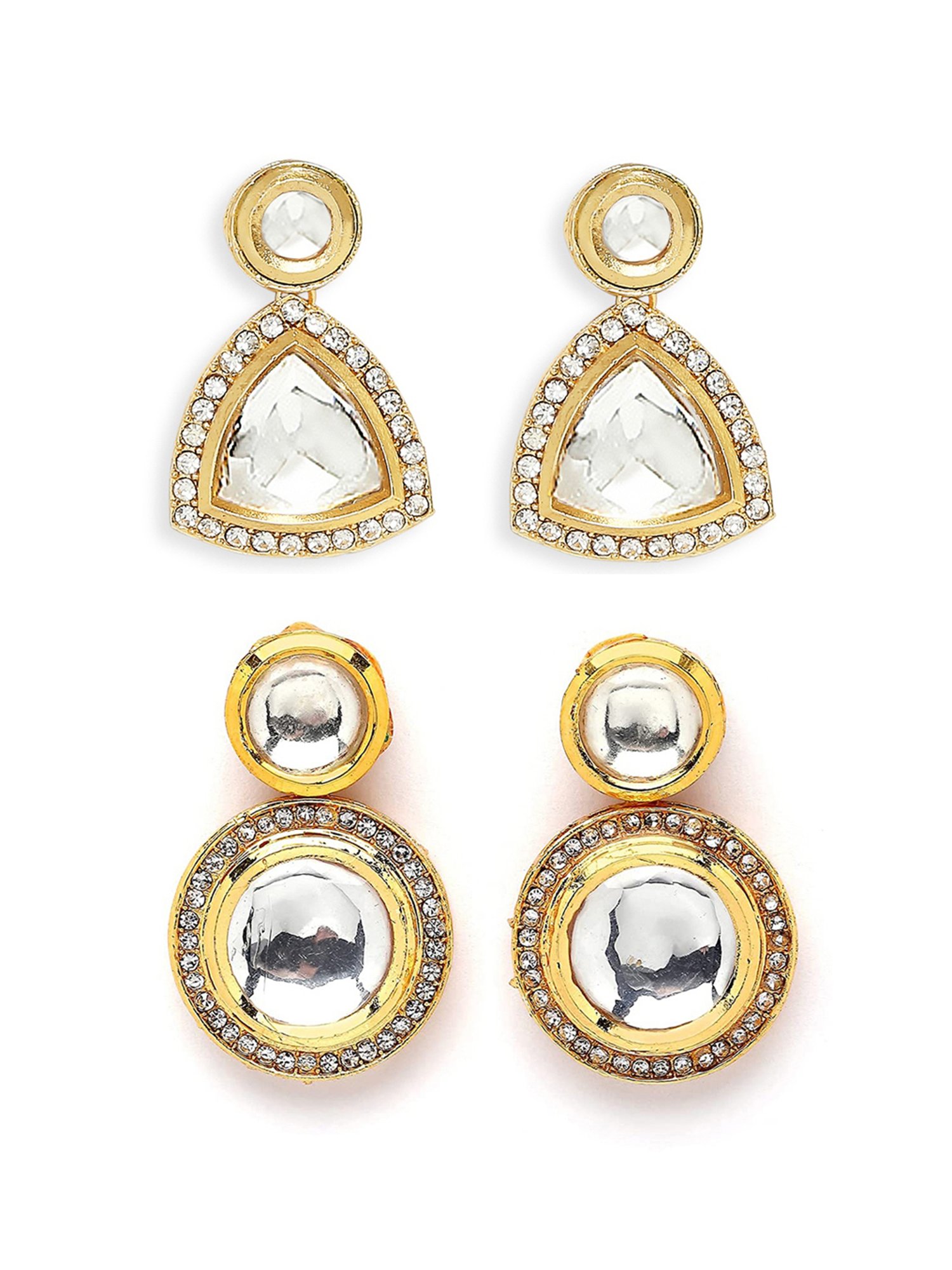 Sri Jagdamba Pearls Black Rosy Pearl Drop Earrings