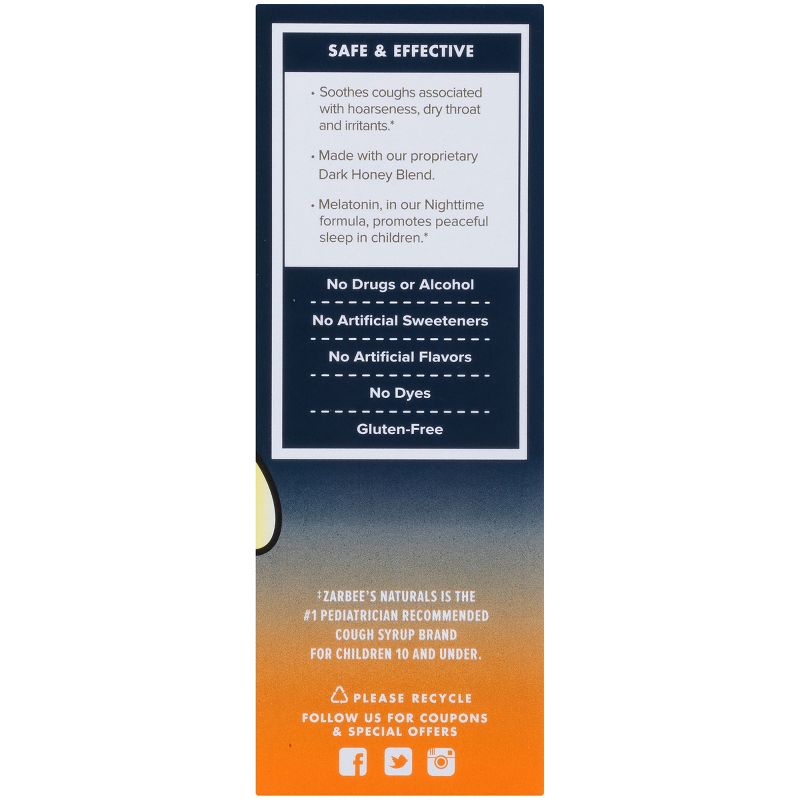 Zarbee's Naturals Children's Daytime & Nighttime Cough Syrup - Natural Grape - 4 fl oz/2pk