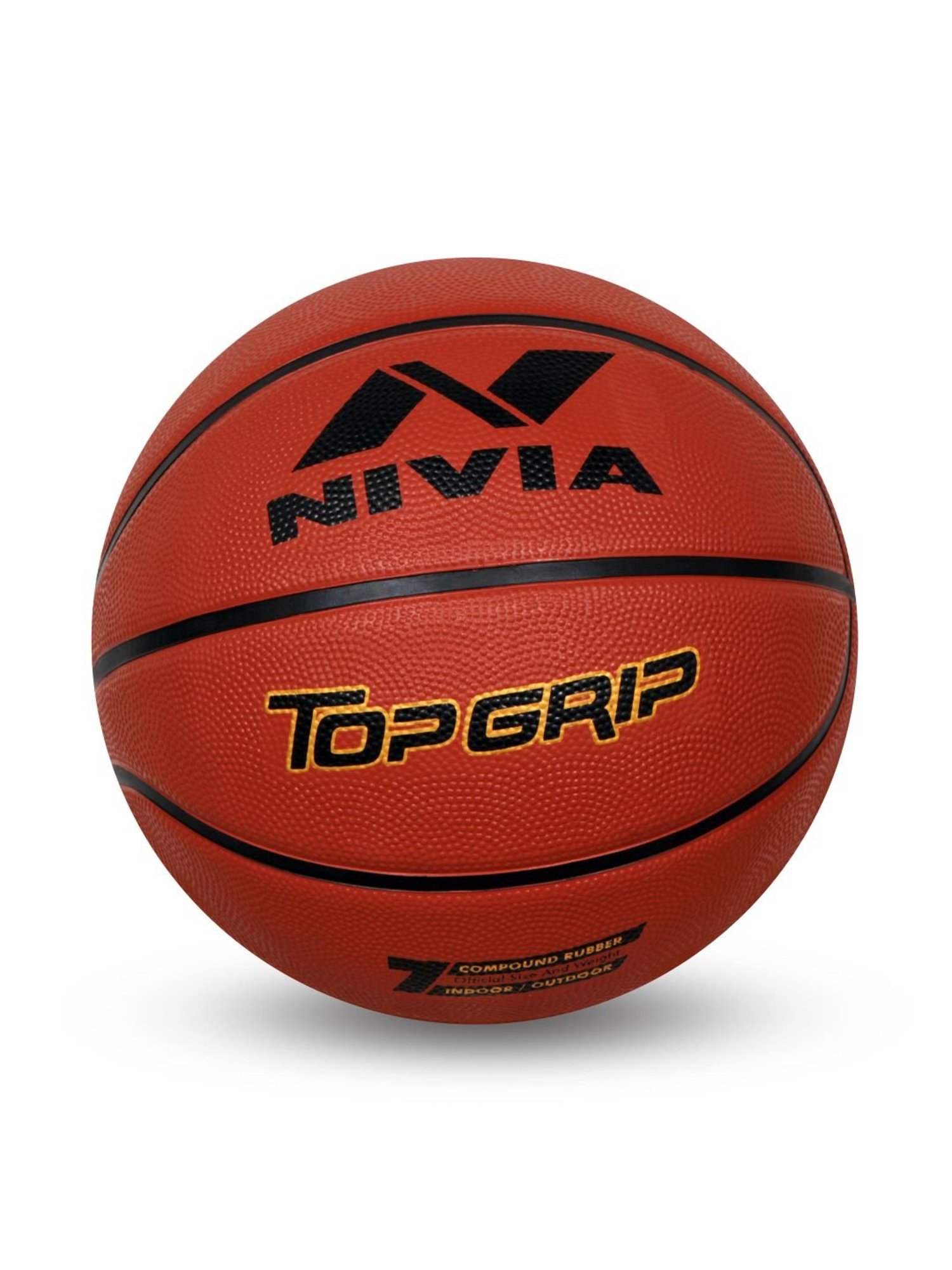 Nivia Top Grip Brown Basketball (Size-6)