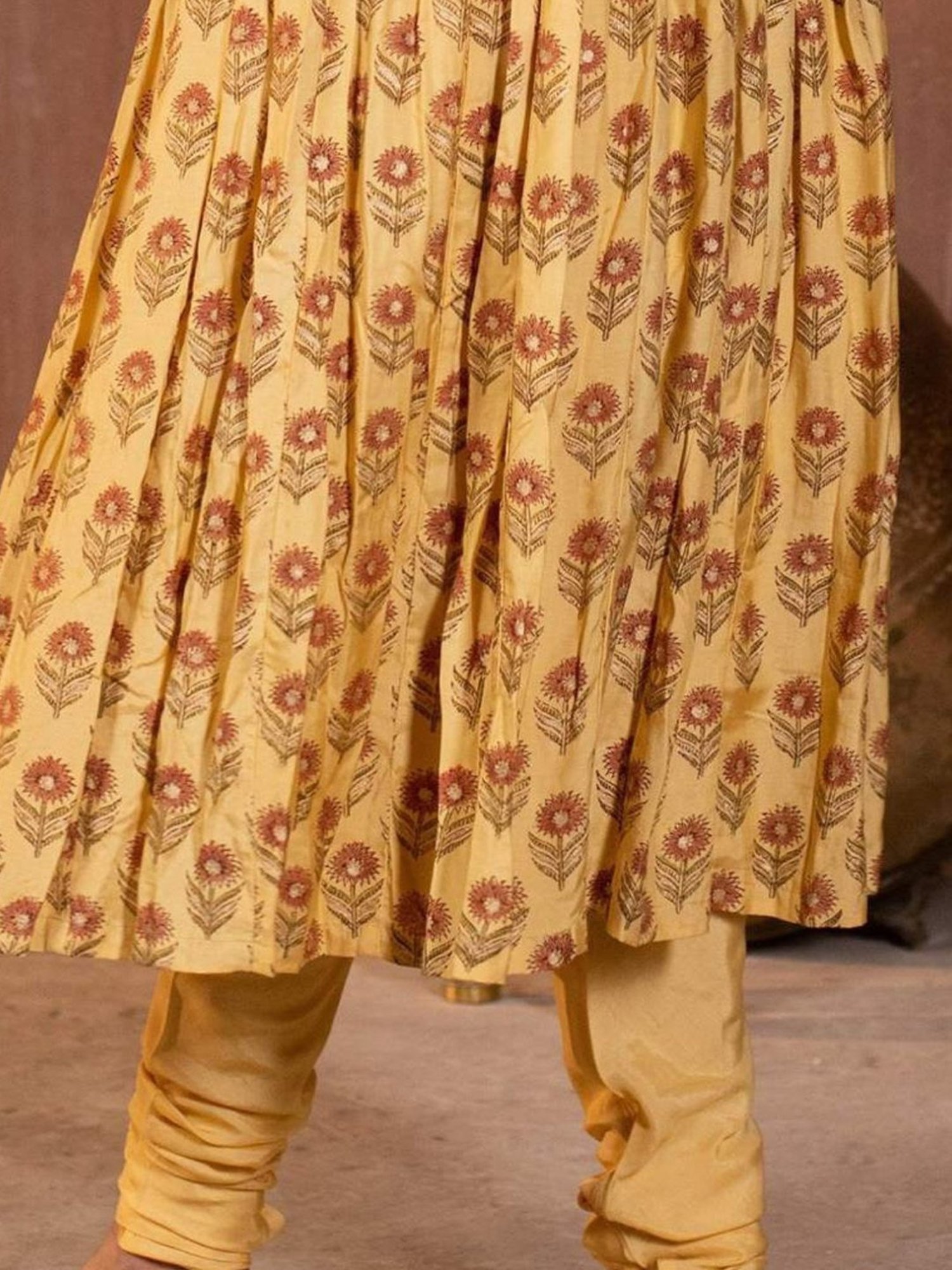 Prakriti Jaipur Yellow Kamakshi Churidar