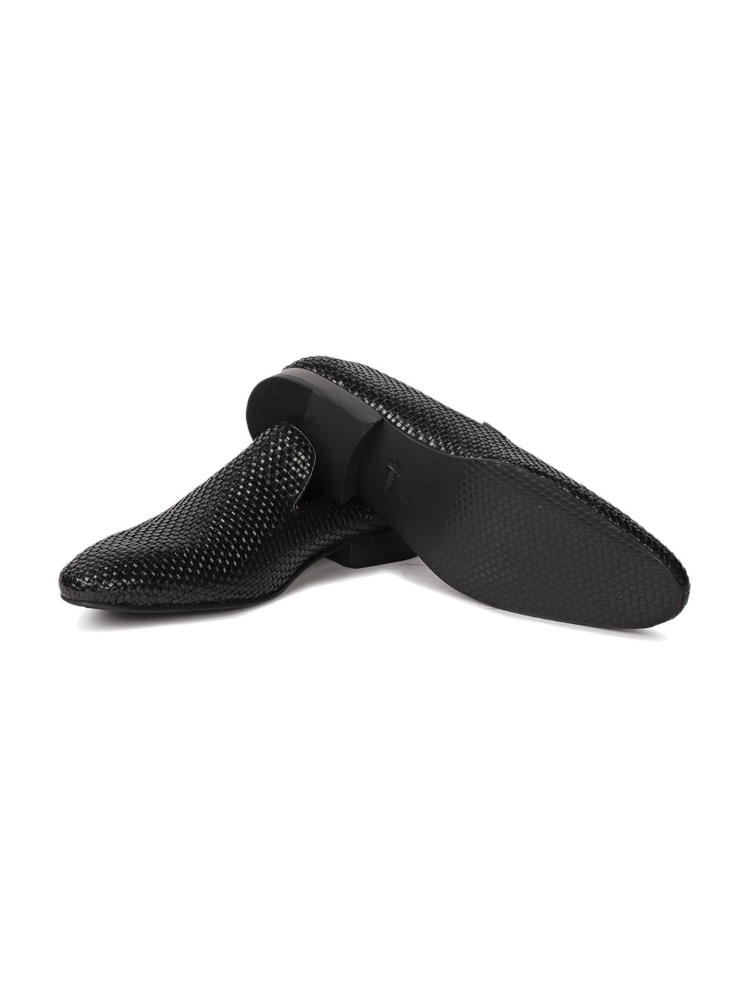 Gabicci Men's Gannet P Ink Black Formal Loafers