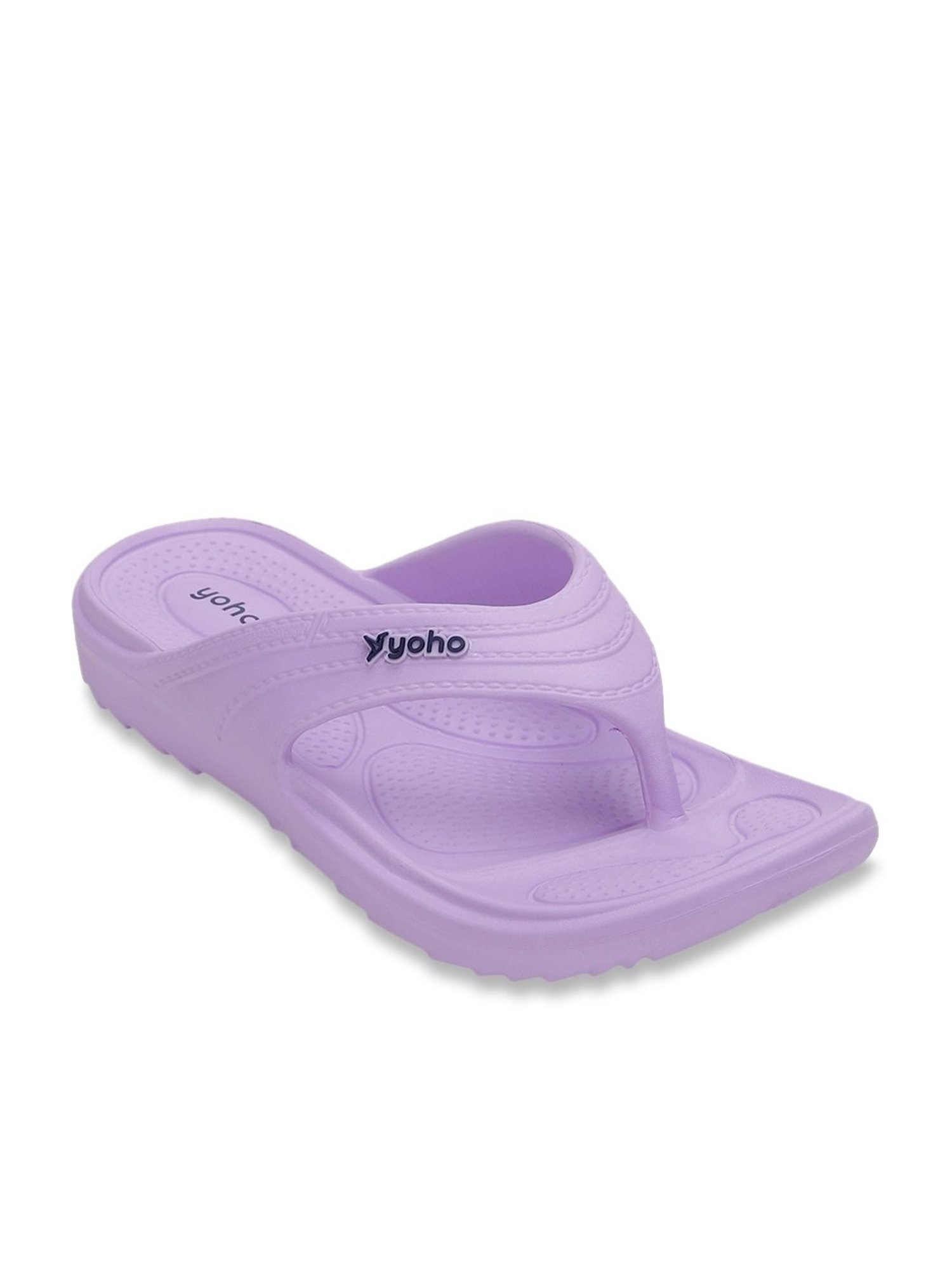 Yoho Women's Accupressure Drizzle Lavender Flip Flops