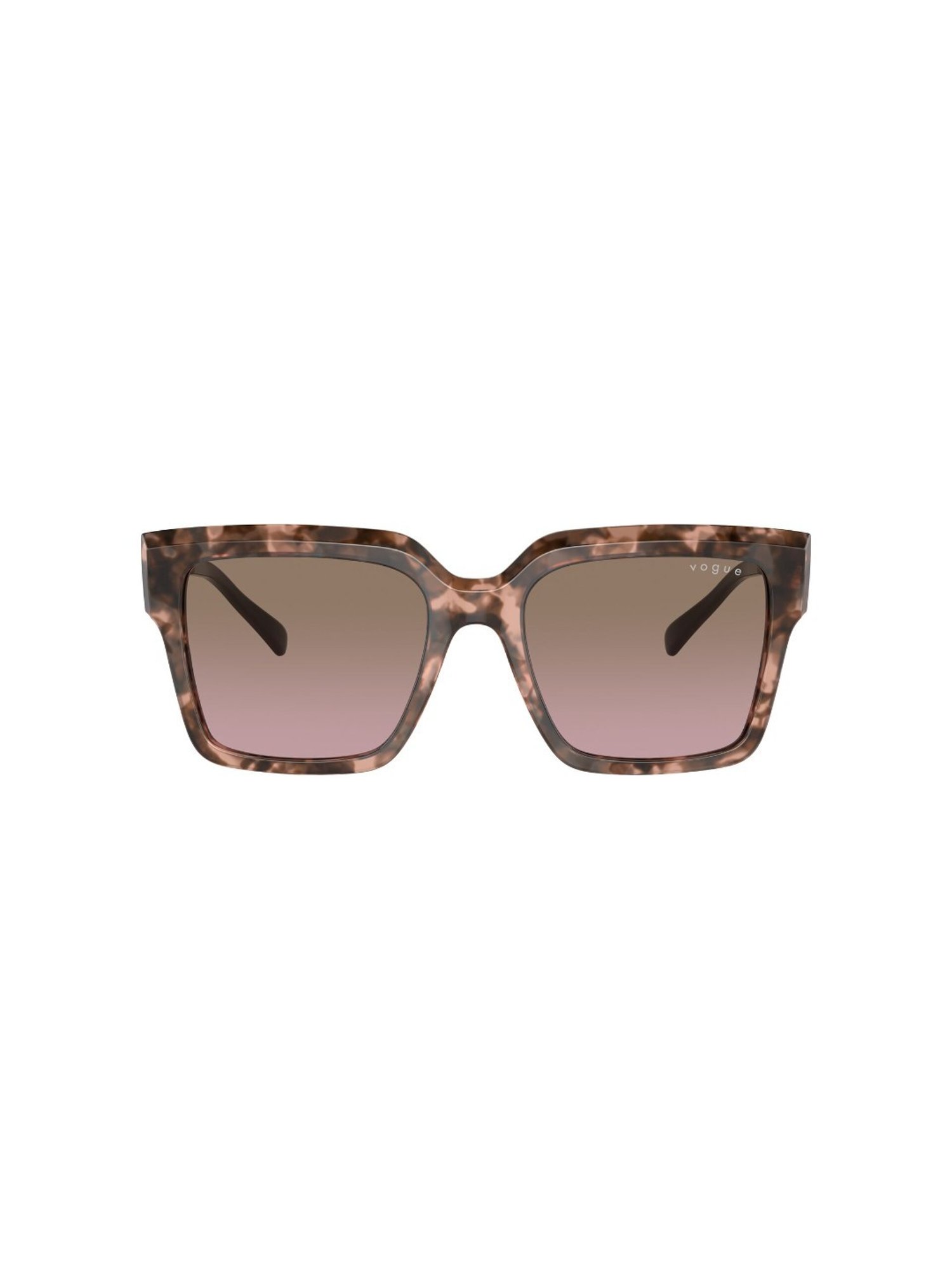 VOGUE EYEWEAR Women Gradient Brown Lens Square Sunglasses - 0VO5553S31451454