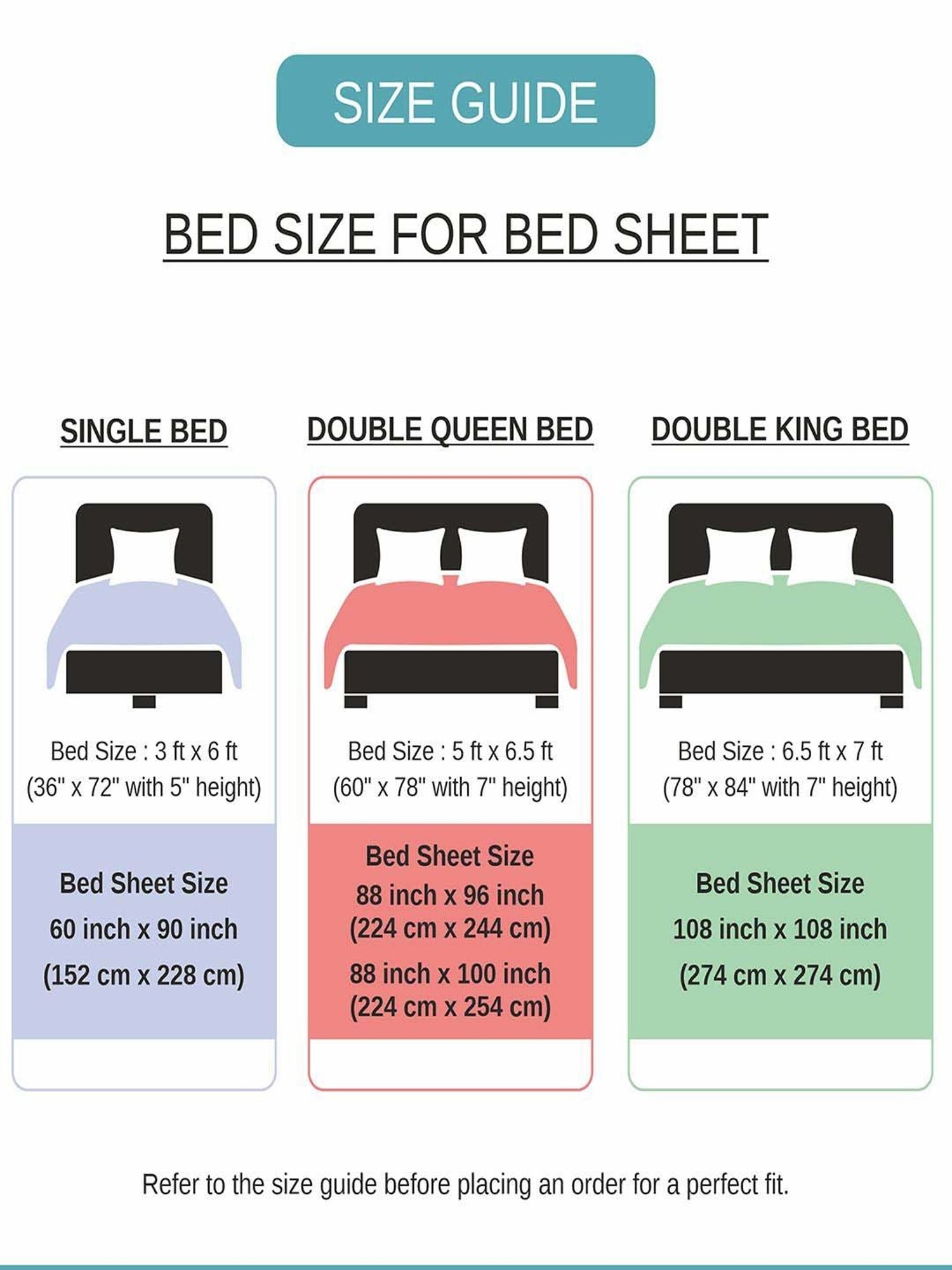 BELLA CASA Radiant Abstract Multicolor 150 TC Cotton Queen Bedsheet with 2 Pillow Covers