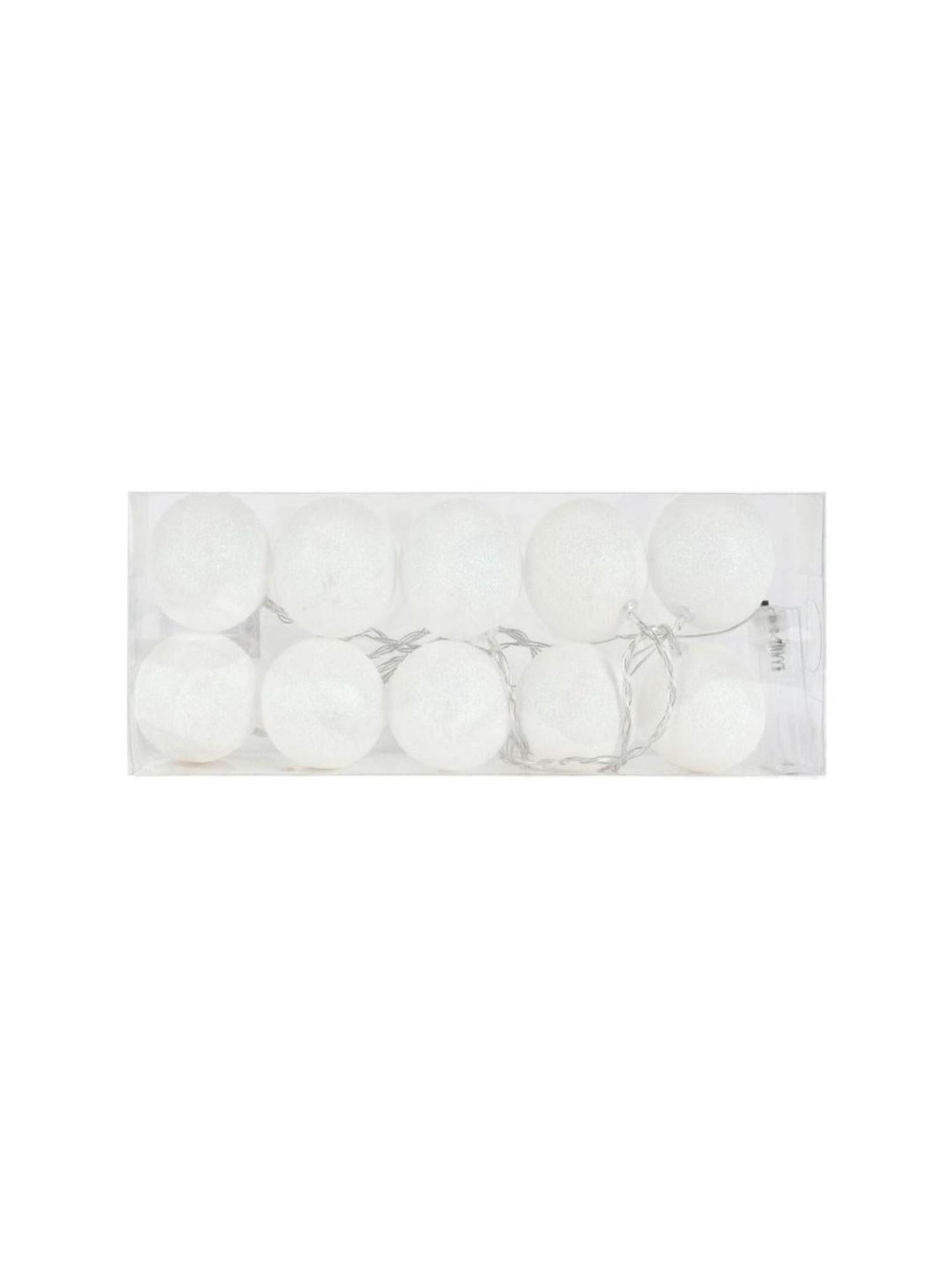 @home White Plastic 10-In-1 Festiva Ball String Light