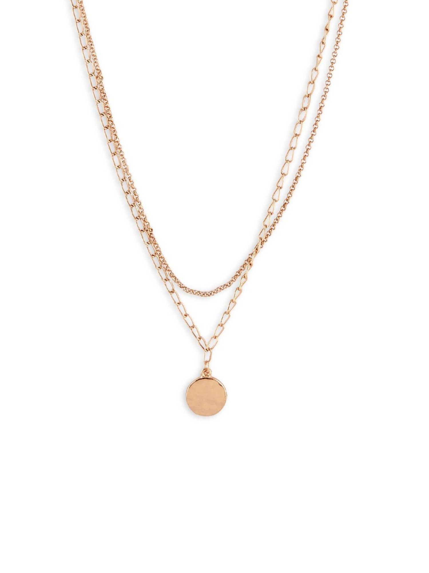 Zaveri Pearls Set of 2 Gold Tone Contemporary Chains -ZPFK15109