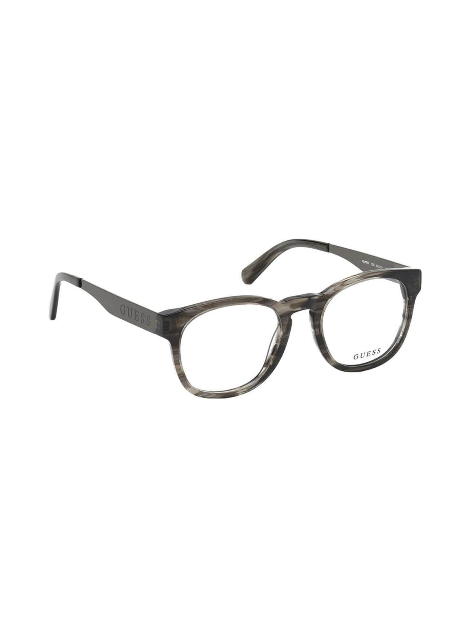 Guess Grey Wayfarer Eye Frames for Men