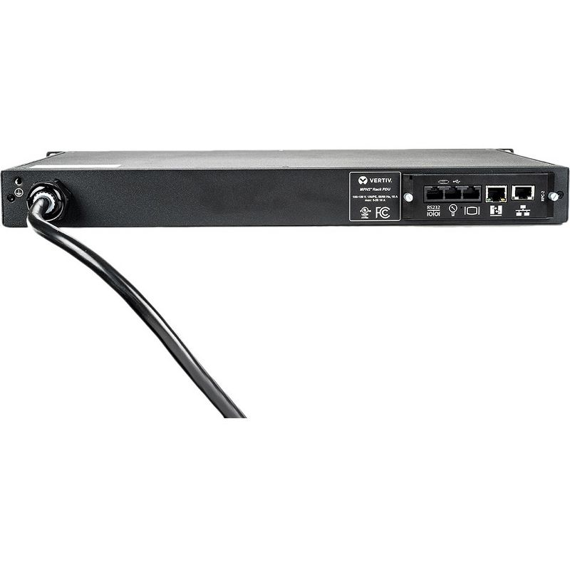 Liebert MPH2 Metered Outlet Switched Rack Mount PDU - 20A, 100-120V, Single-Phase 9 Outlets (9 5-20R), 100-120V, L5-20, Horizontal 1U/2U
