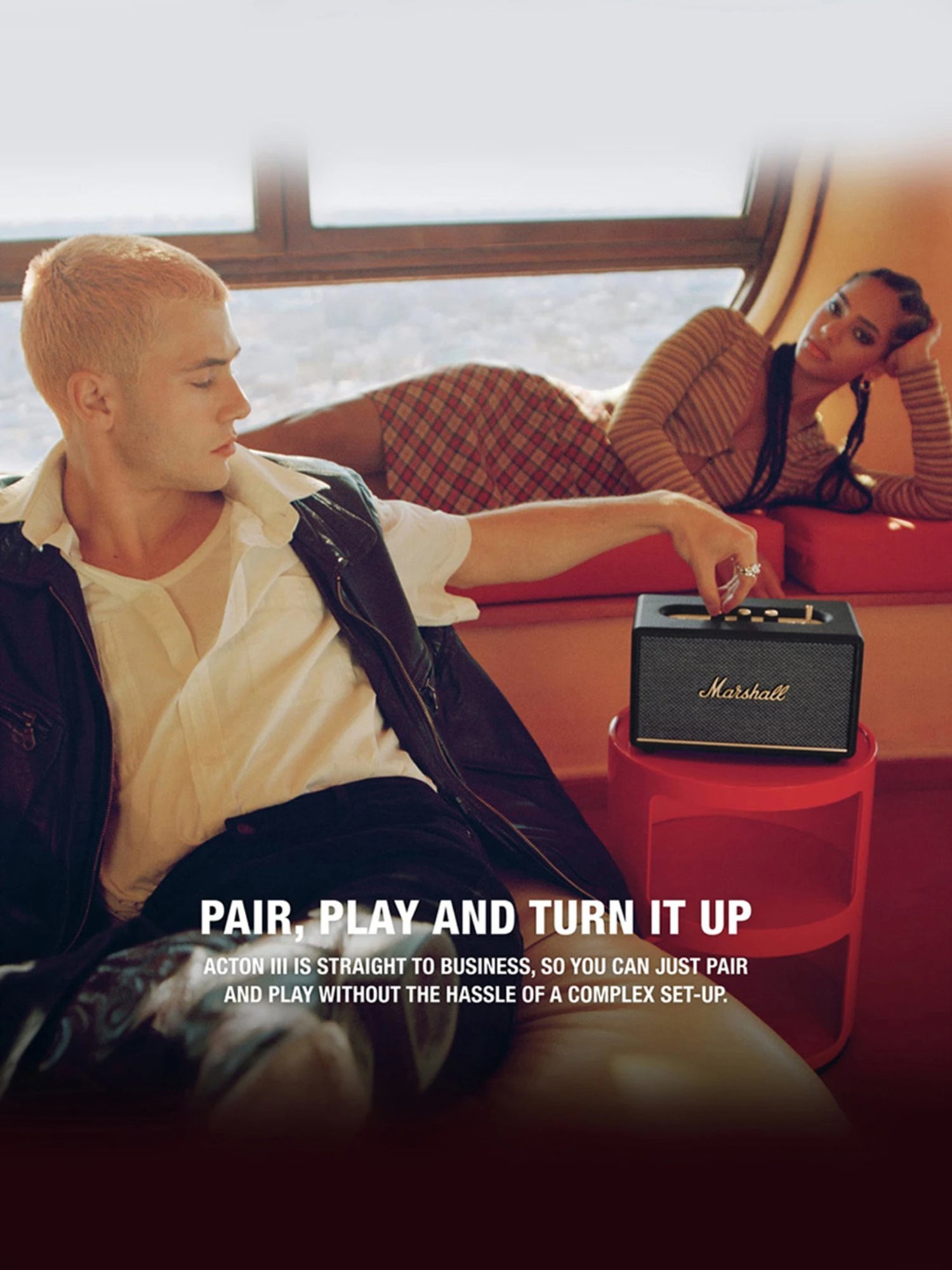 Marshall Acton III Bluetooth Home Speaker (Black)