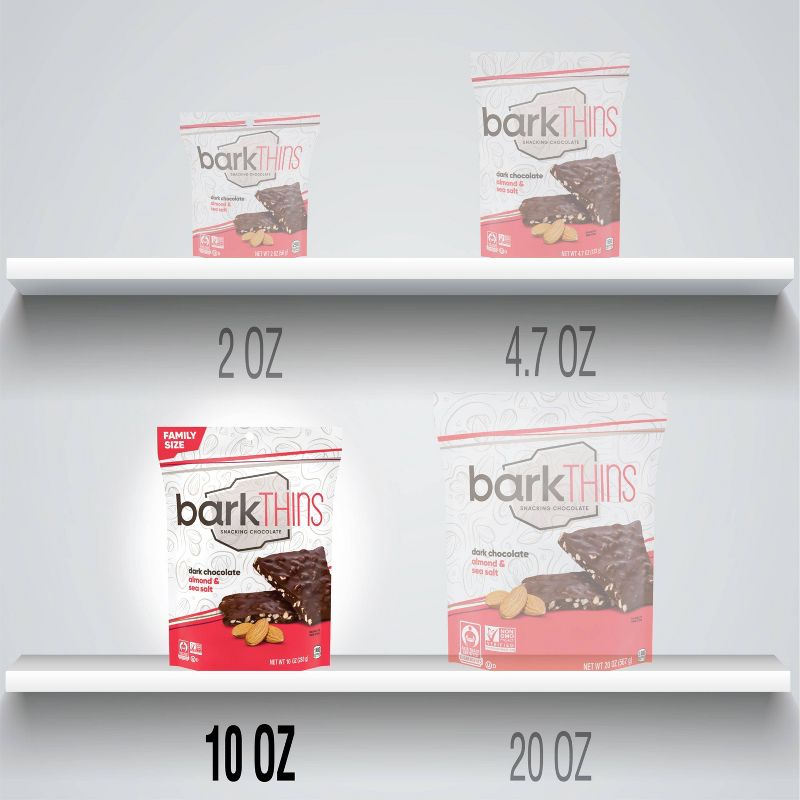 barkTHINS Almond with Sea Salt Dark Chocolate - 10oz