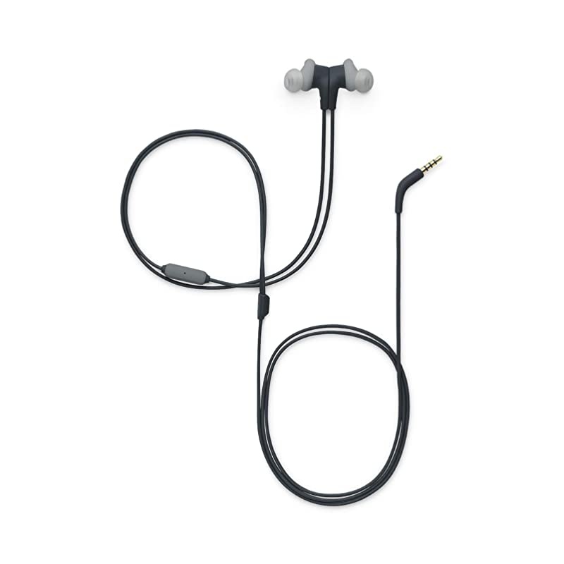 Endurance Run, In-Ear Sport Headphone with One-Button Mic/Remote - Black