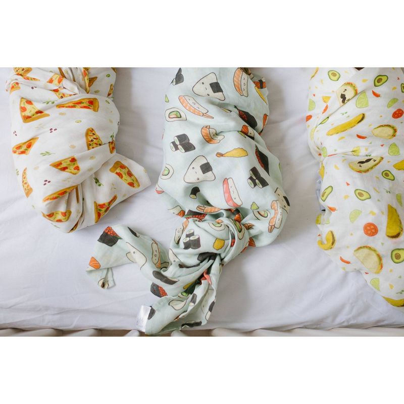 Loulou Lollipop Muslin Swaddle Blanket - Sushi