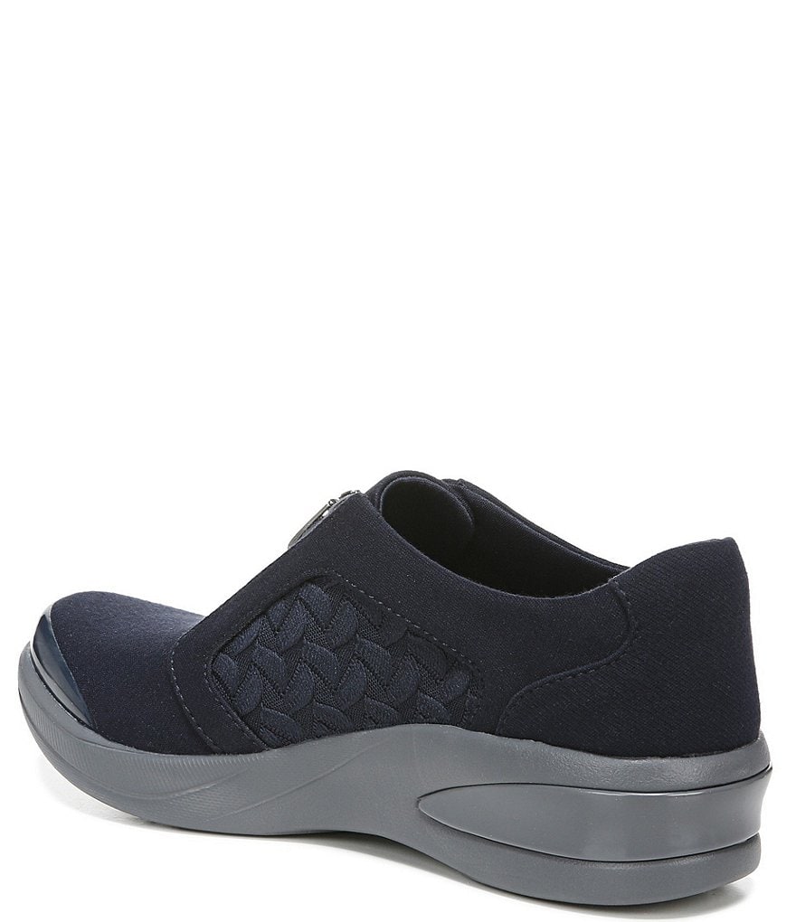 Bzees Florence Center Front Zip Slip-On Washable Sneakers