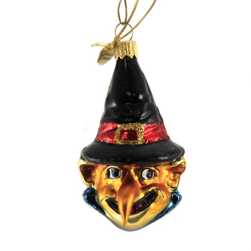 Morawski 3.75" Hook Nosed Witch Ornament Halloween Troll Wicked  -  Tree Ornaments