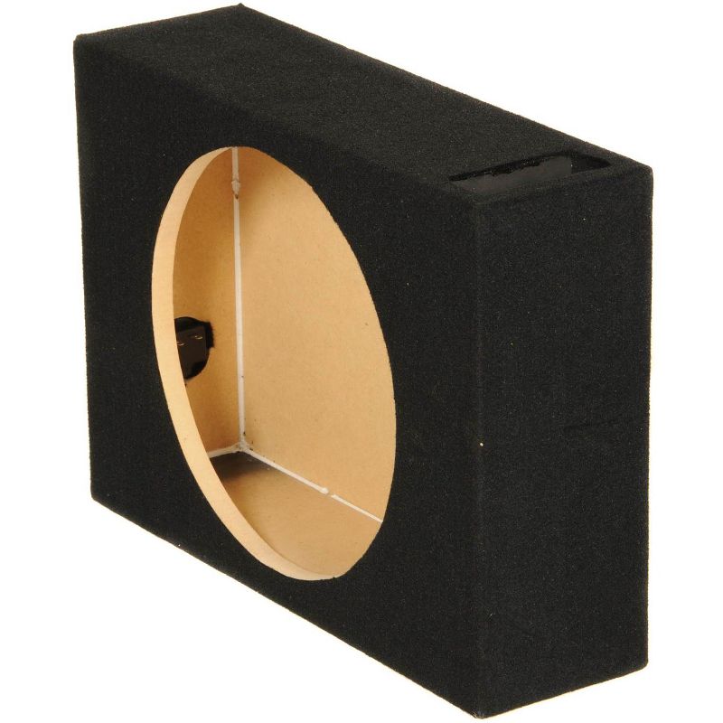 QPower SHALLOW110 Single 10 Inch Vented Shallow Subwoofer Sub Box Enclosure