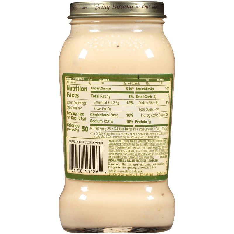 Bertolli Cauliflower Alfredo Pasta Sauce - 15oz