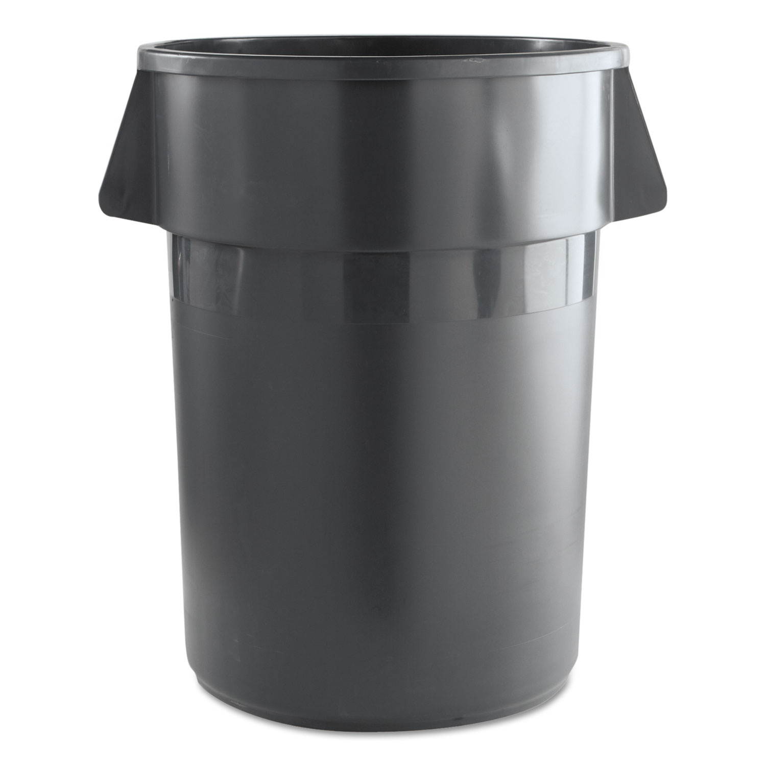 44 Gal Round Waste Receptacle   Gray