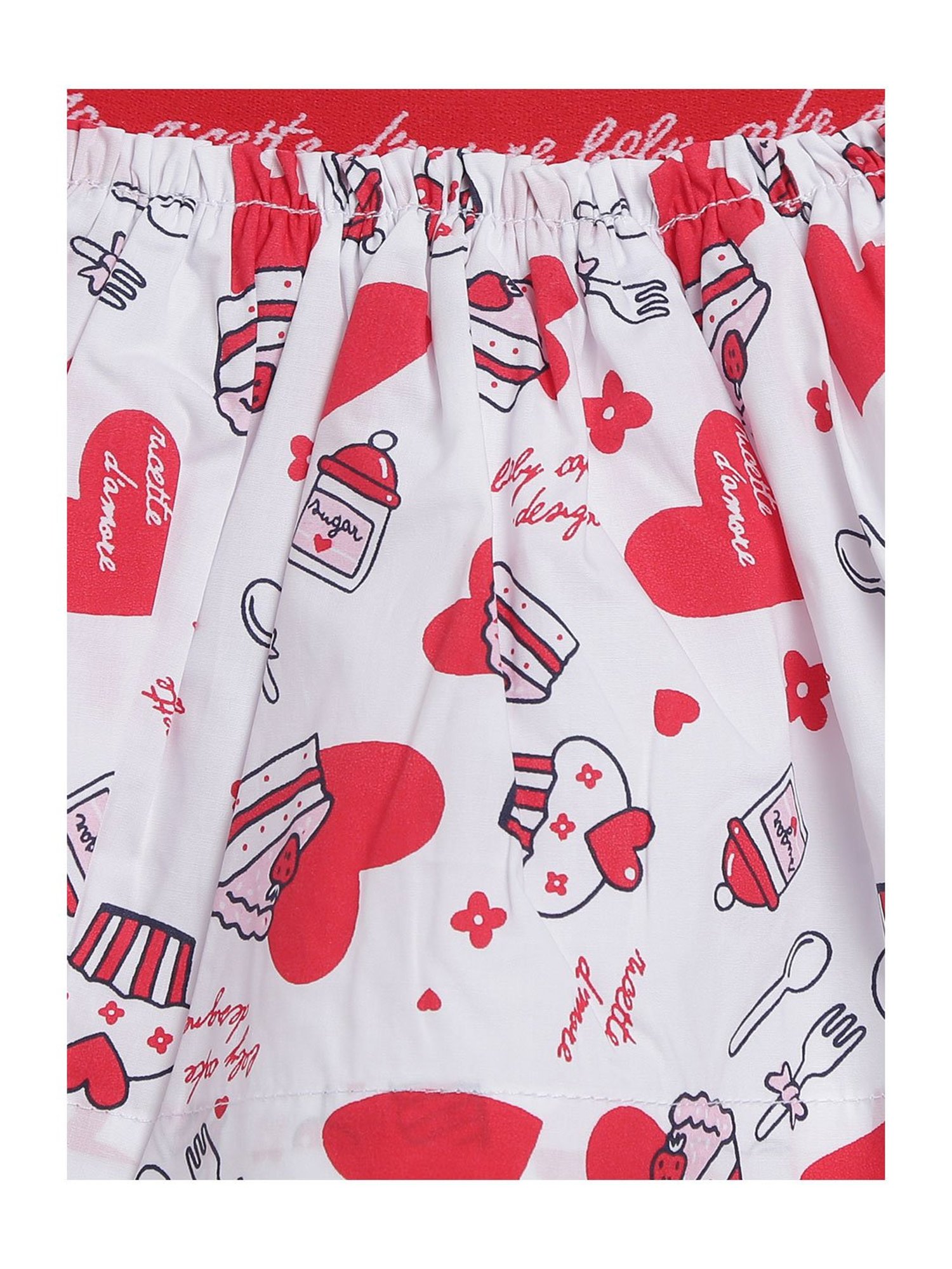 MINIKLUB Kids Blue Cotton Embellished Skirt