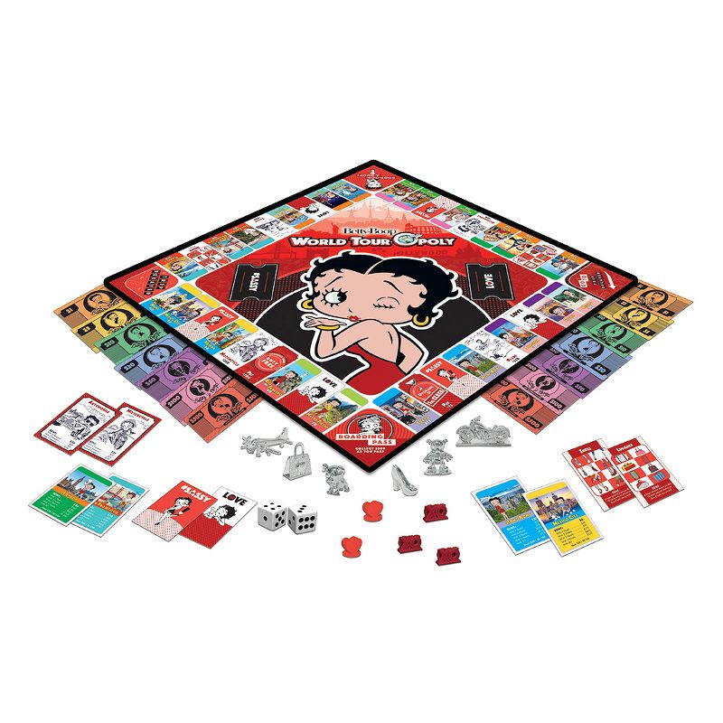 MasterPieces Betty Boop - World Tour Opoly Board Game