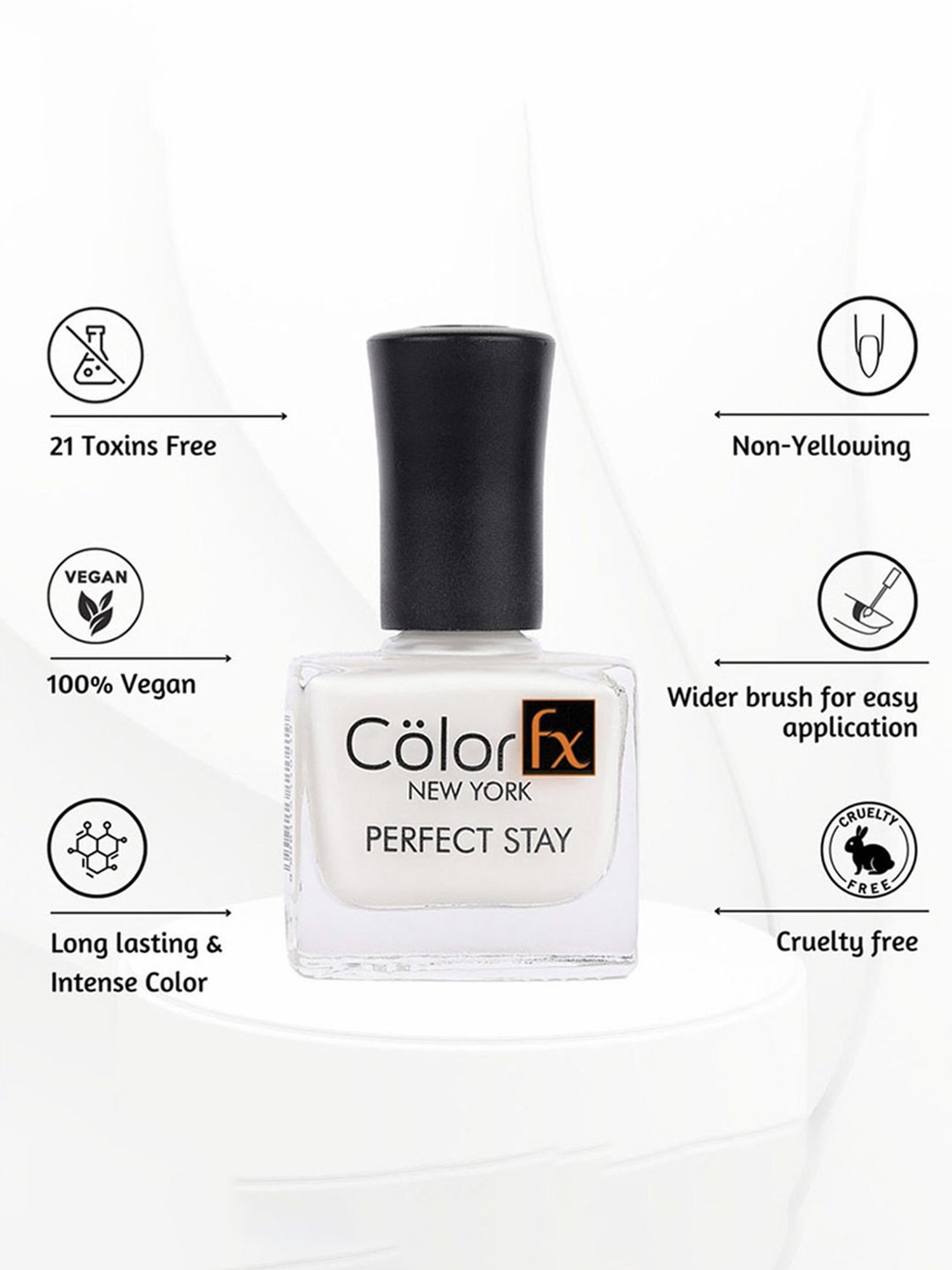 Color Fx Hyper Gloss Top Coat Nail Enamel Rose Gold - 9 ml