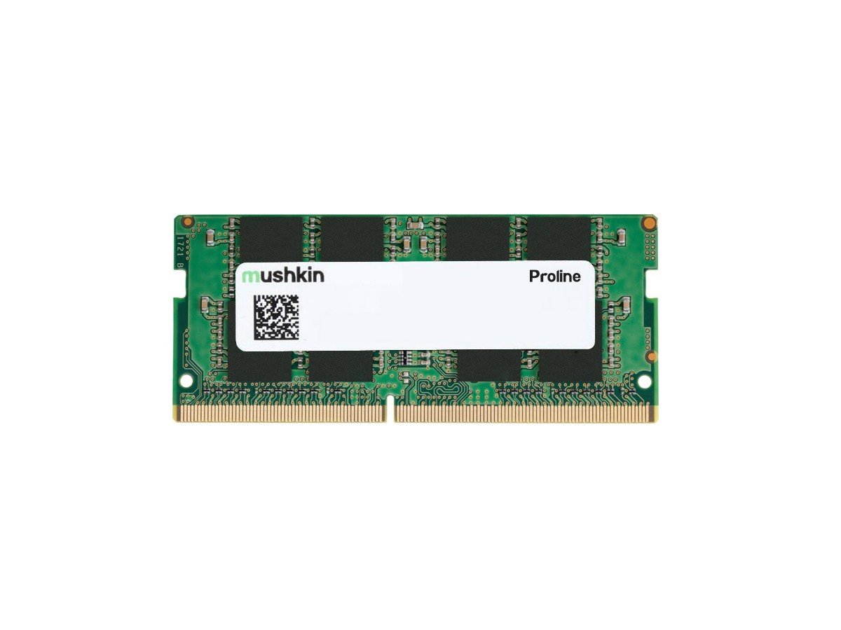 Mushkin 16GB Proline DDR4 PC4-2933 2933MHz Notebook Memory SODIMM 1Rx8 21-21-21-47 Model MPL4T293MF16G18