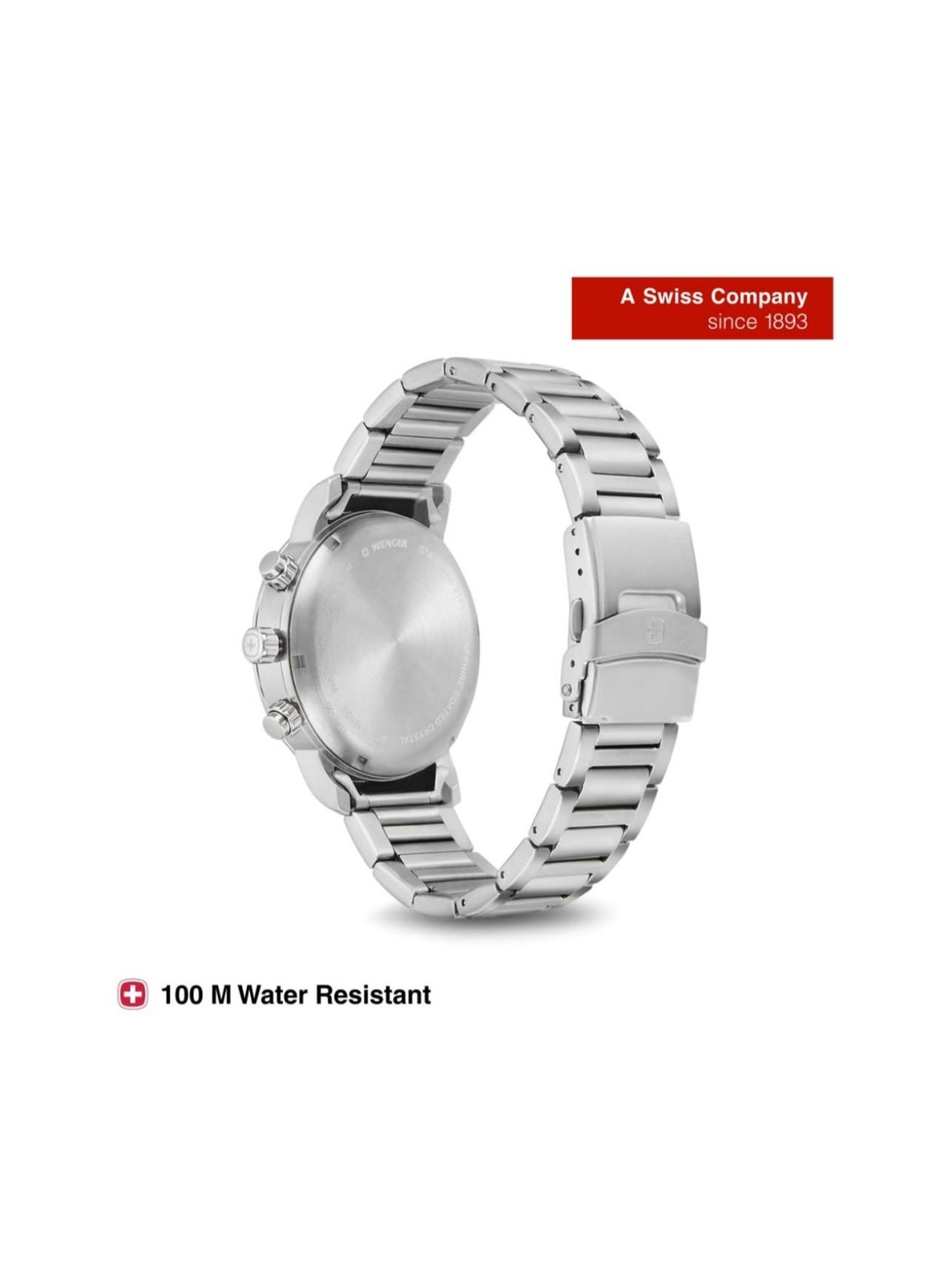 Wenger Swiss Made 01.1543.110 Attitude Chrono Analog Watch for Men