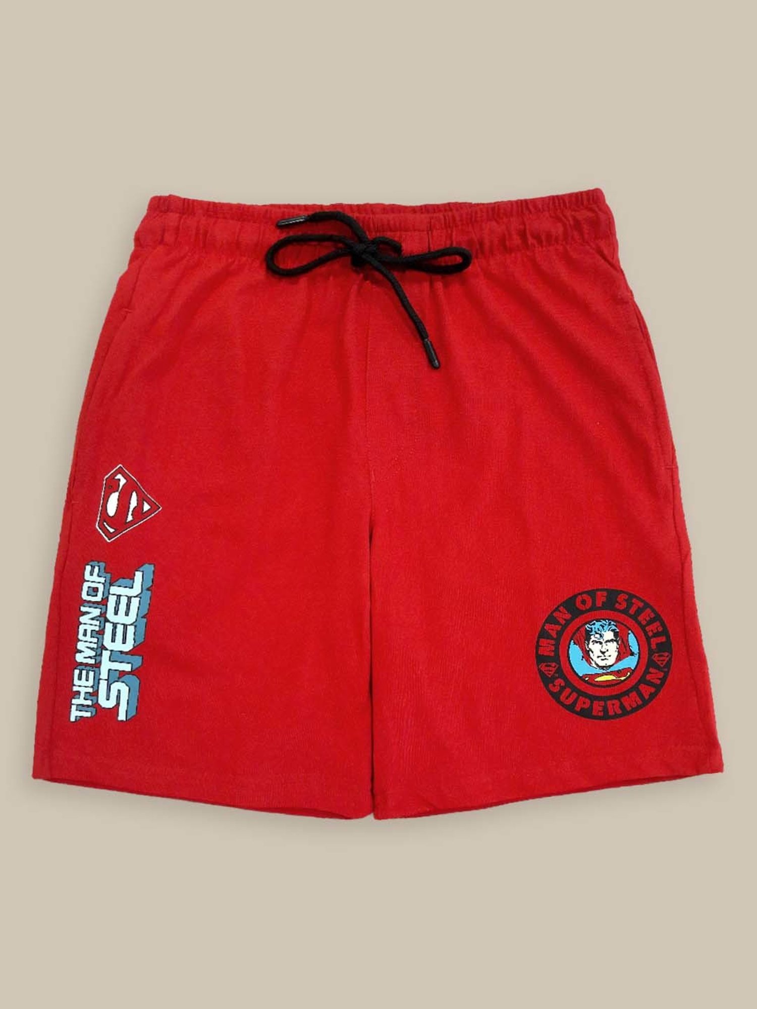 Kidsville Red & Yellow Printed Shorts