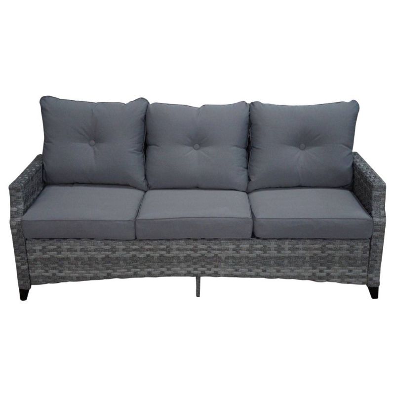 Costa Mesa 5pc Sofa Set - Gray - Courtyard Casual