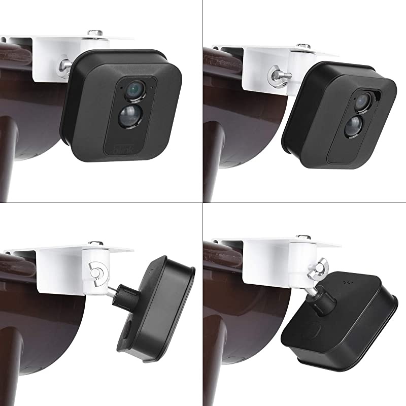 Version Gutter Mount for Blink XT amp Blink XT2 Outdoor Camera Best Viewing Angle for Your Blink XT Camera Weatherproof Aluminum Alloy Material 2 Pack White