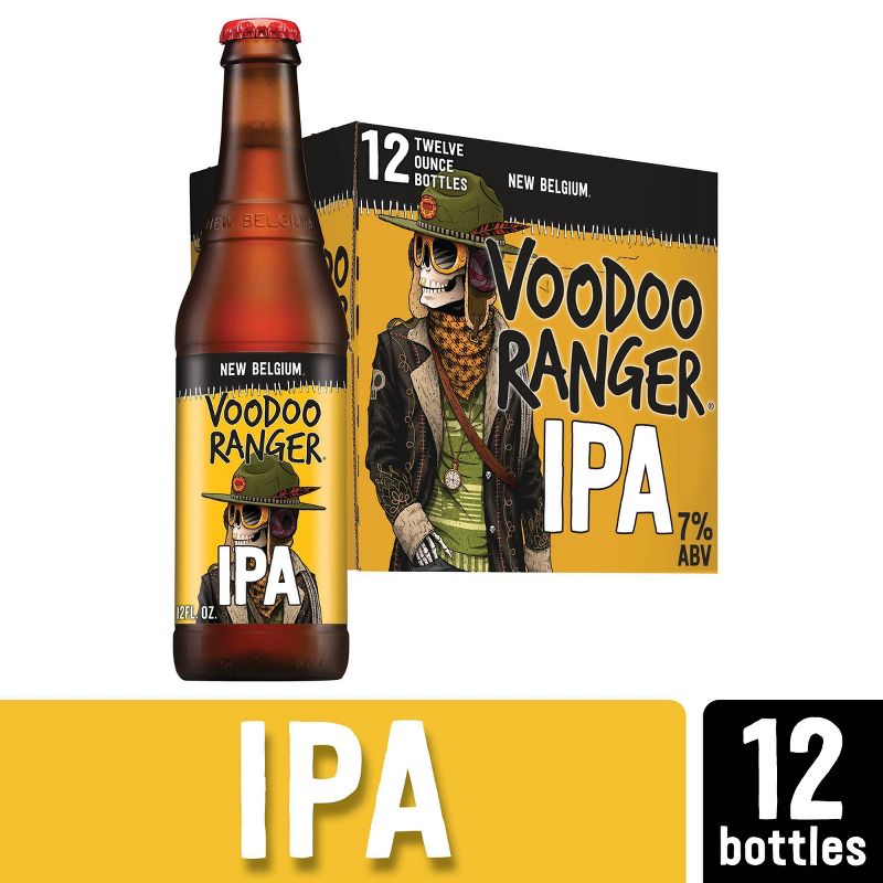 New Belgium Voodoo Ranger IPA Beer - 12pk/12 fl oz Bottles