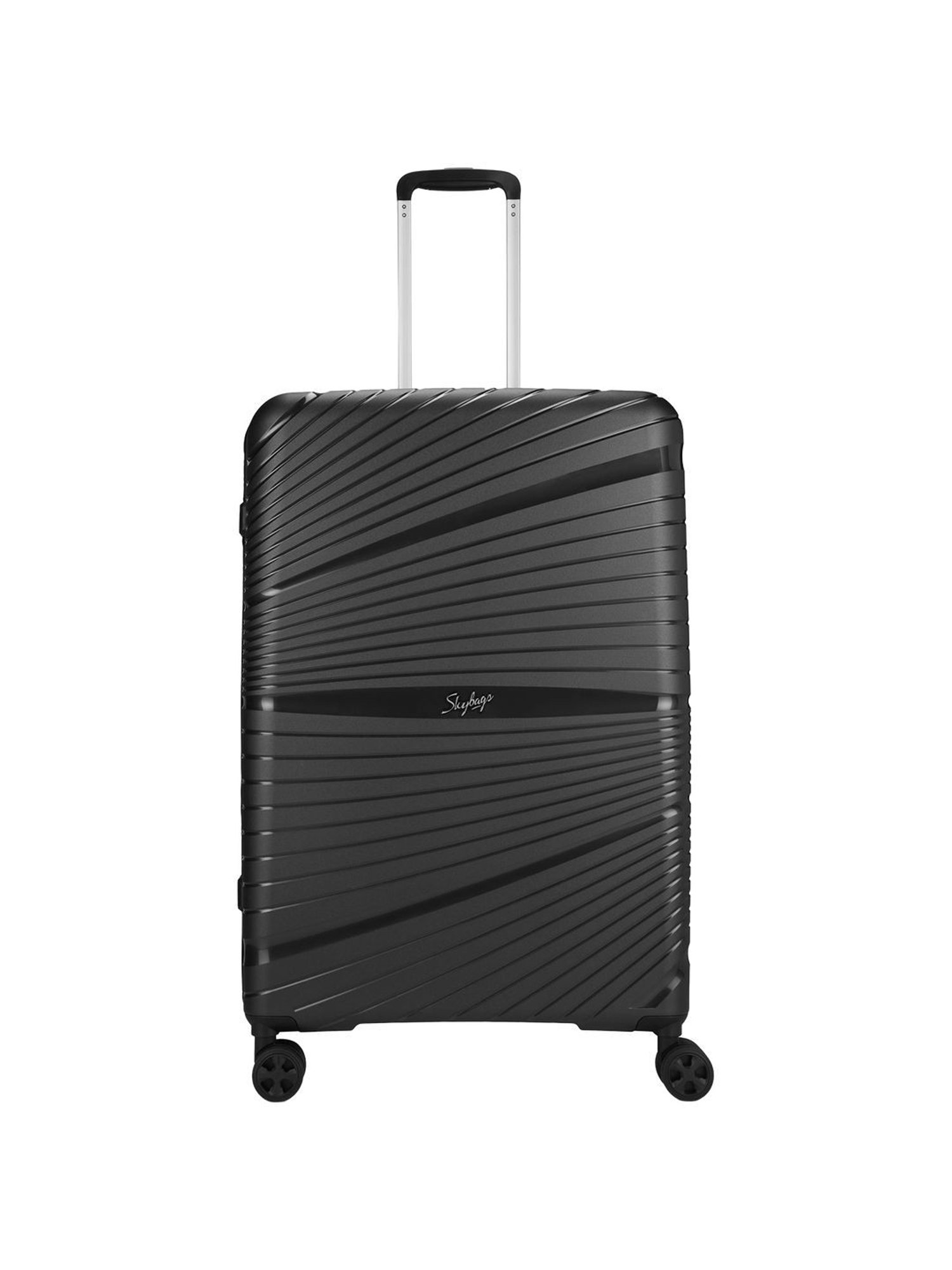Skybags SKYLITE Black 8 Wheels Hard Cabin Trolley Bag 51