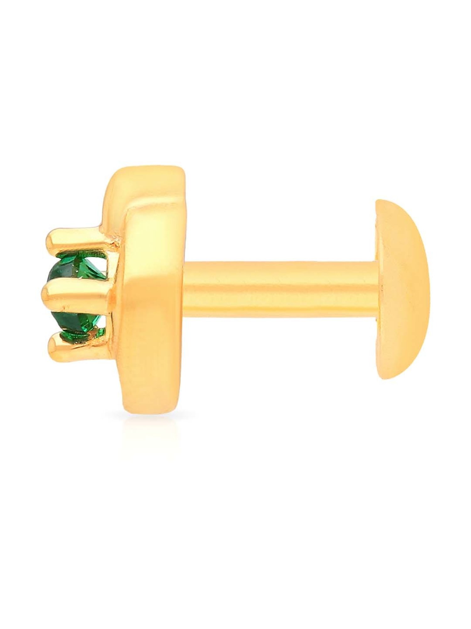 Malabar Gold and Diamonds 22k Gold Nosepin for Women