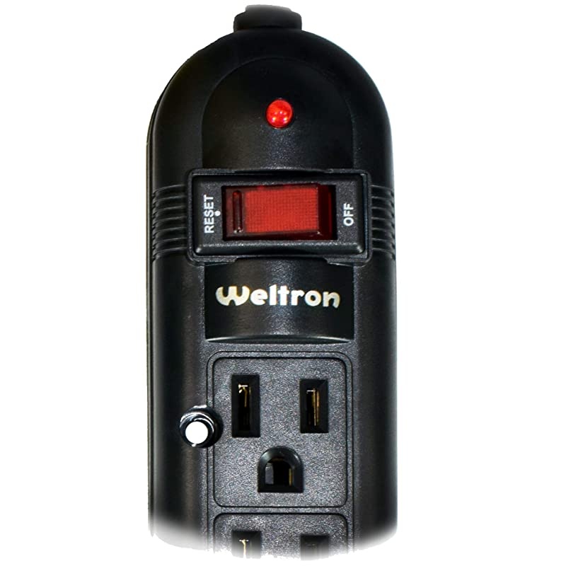 Mountable Surge Protector 6 ft. (WSP-600PLF-6BK)