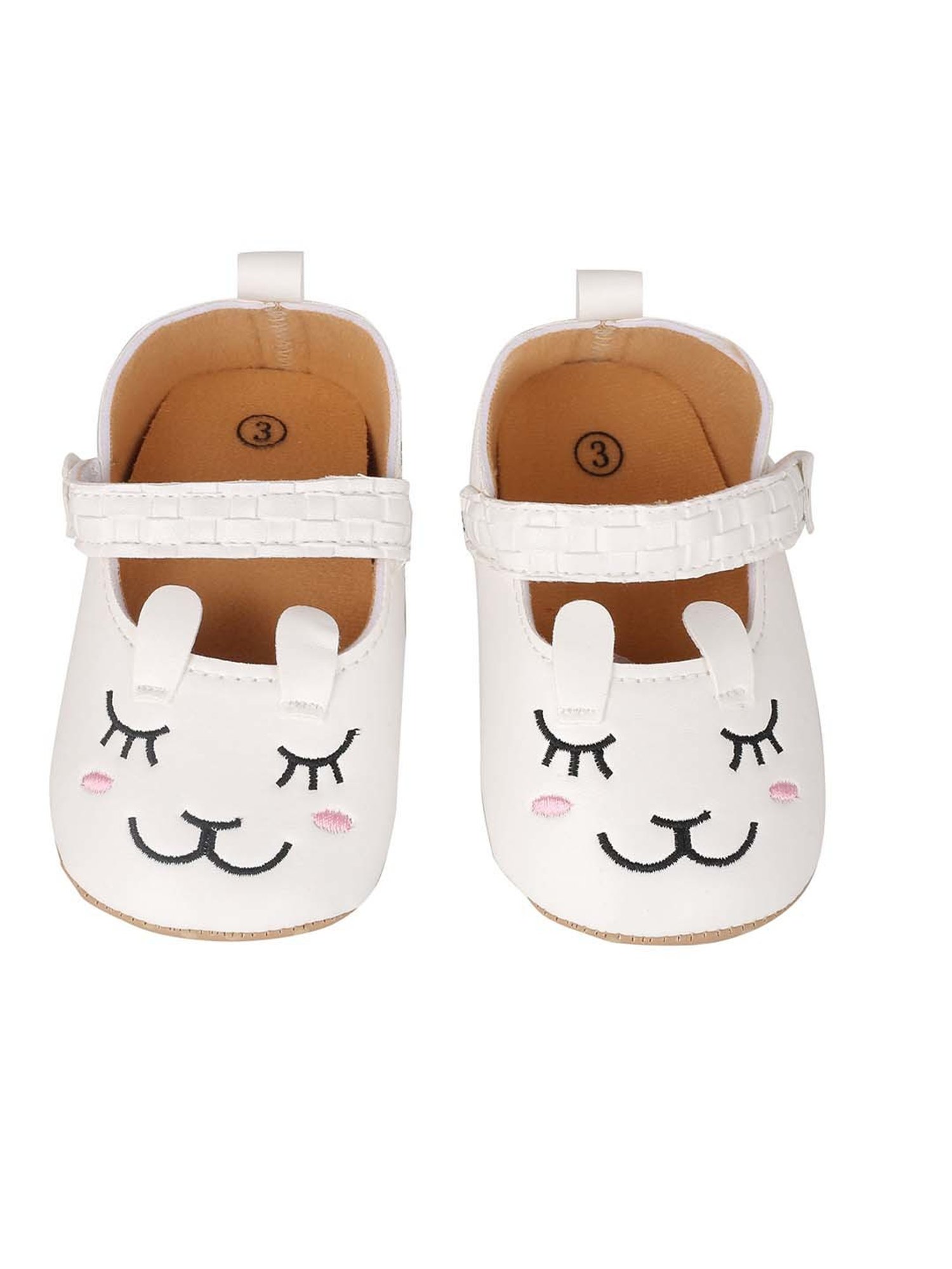 Baby Moo Kids White Mary Jane Shoes
