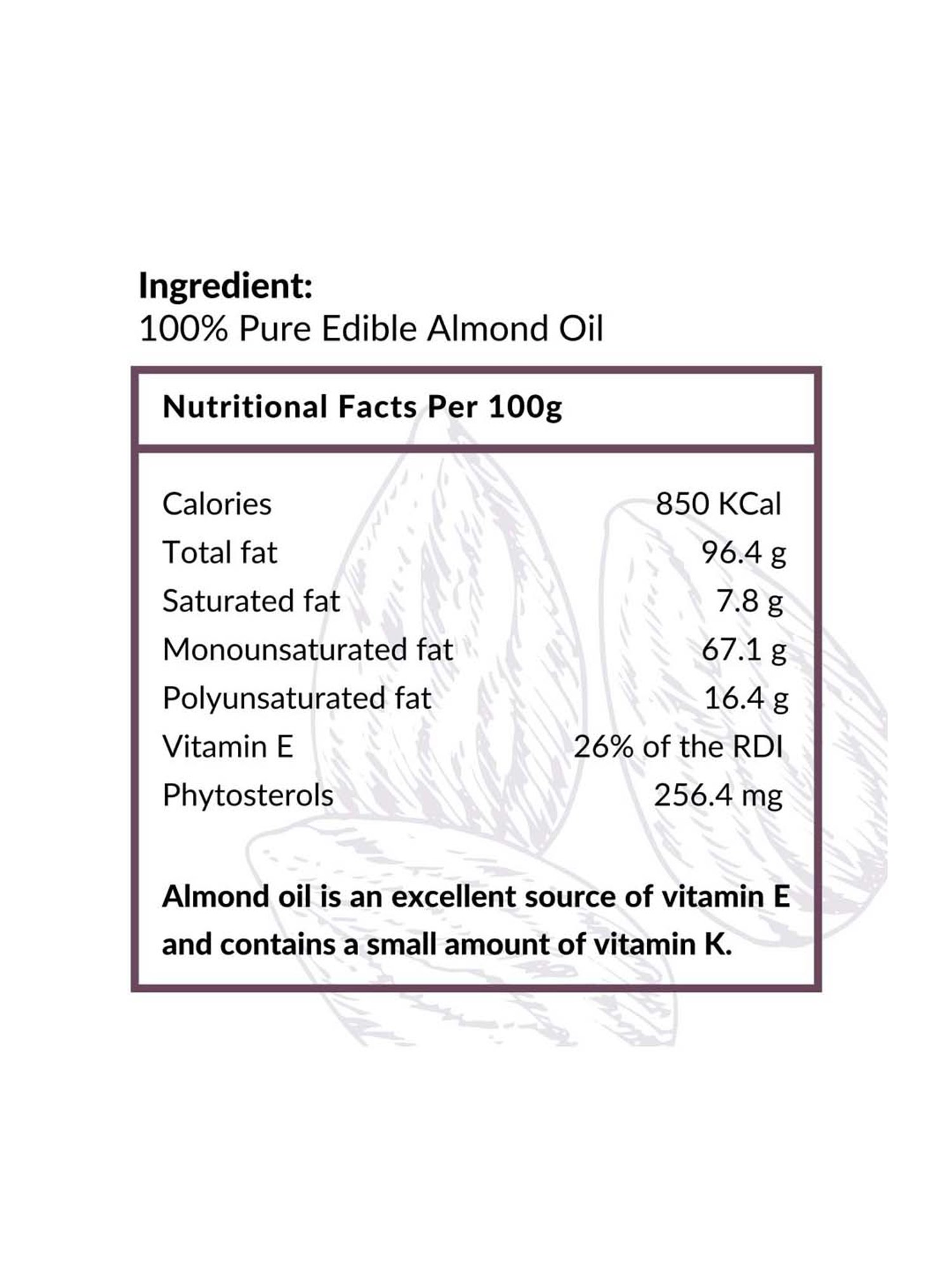 Essentia Extracts Cold-pressed Almond Oil - 100 ml